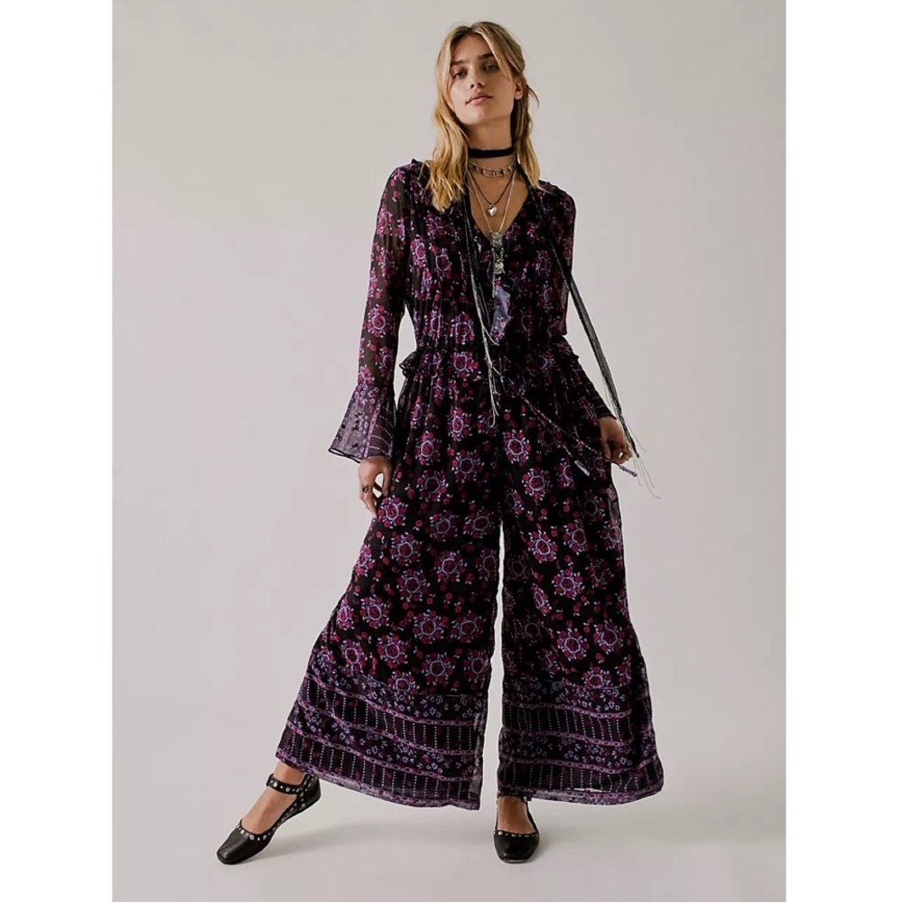 🔮 Free People x Anna Sui Printed Jumpsuit ✿ Final Price ✿